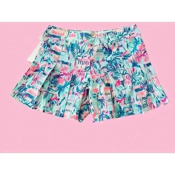 Lilly Pulitzer Frazer Short UPF50+ in Ravello Blue Perfect Match Sz 16 - Picture 4 of 5